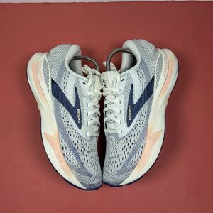 Brooks Adrenaline GTS 24 Women Sz 7 Gray Blue Running Shoes 1204261B140 Sneakers